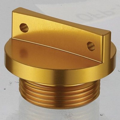 Accel korek wlewu oleju do Suzuki RMZ 250 (04-06) - złoty (GWINT M18X1,5)