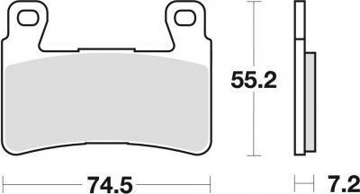 TRW klocki hamulcowe przód Honda CBR 600  FS Sport (01-02)