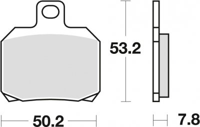 TRW klocki hamulcowe tył KTM Superduke R ABS 1290 (14- )  