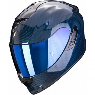 SCORPION KASK EXO-1400 AIR CARBON SOLID BLUE 