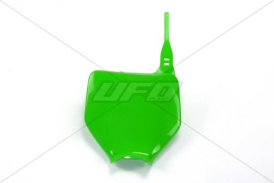 UFO TABLICA NA NUMER STARTOWY KAWASAKIKXF 250 '04-'08, KXF 450 '06-'08 KOLOR ZIELONY