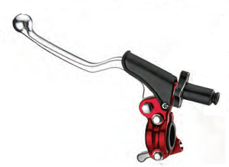 Accel uchwyt dźwigni sprzęgła - komplet - czerwony