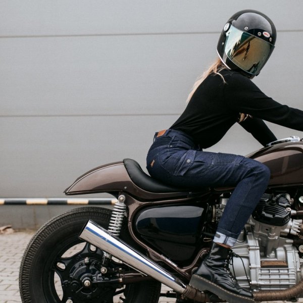 DAMSKIE SPODNIE JEANS BROGER OHIO LADY TAPERED FIT WASHED BLUE W29L30