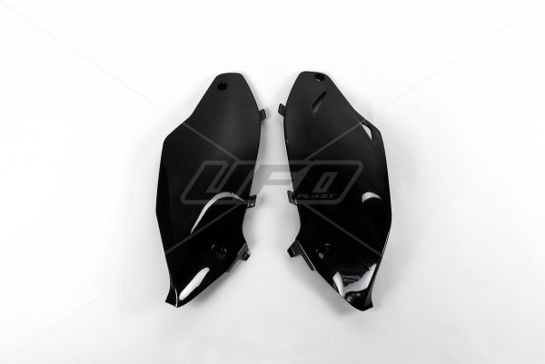UFO BOCZKI TYLNE KAWASAKI KXF 250 '13-'16, KXF 450 '12-'15 KOLOR CZARNY
