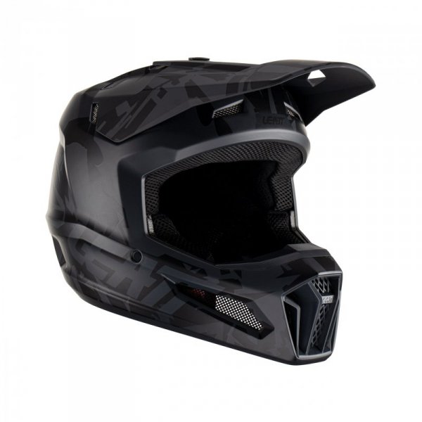 KASK MOTOCYKLOWY CROSS JUNIOR LEATT MOTO 3.5 STEALTH YL (53-54cm)