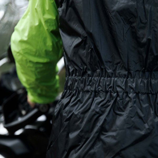 KOMBINEZON PRZECIWDESZCZOWY DWUCZĘŚCIOWY REBELHORN RAIN BLACK 3XL
