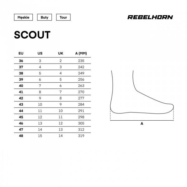 BUTY MOTOCYKLOWE REBELHORN SCOUT BLACK 46