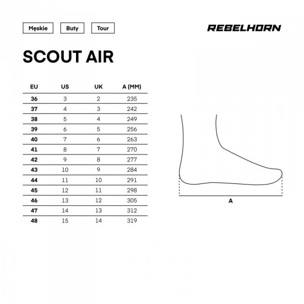 BUTY MOTOCYKLOWE REBELHORN SCOUT AIR BLACK 46