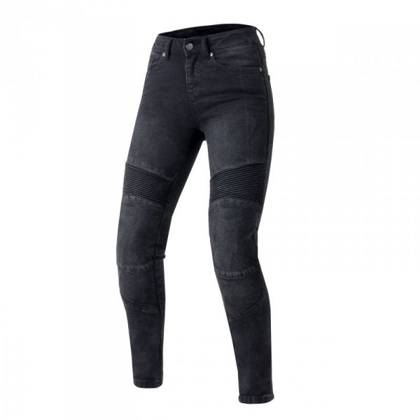 JEANSY MOTOCYKLOWE DAMSKIE OZONE AGNESS 2 WASHED BLACK 28/30 W28/30