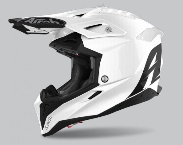 KASK MOTOCYKLOWY AIROH AVIATOR 3 COLOR WHITE GLOSS XL