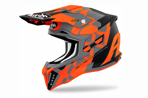 KASK MOTOCYKLOWY AIROH STRYCKER XXX ORANGE MATT S