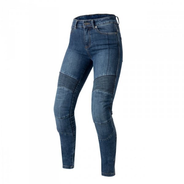 JEANSY MOTOCYKLOWE DAMSKIE OZONE AGNESS 2 WASHED BLUE 24/30 W24/30