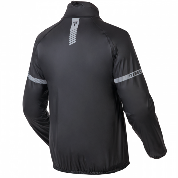 KURTKA PRZECIWDESZCZOWA REBELHORN OCEAN BLACK XS