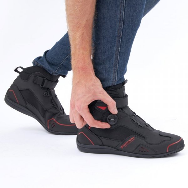 BUTY MOTOCYKLOWE REBELHORN SPARK 2 BLACK RED 40