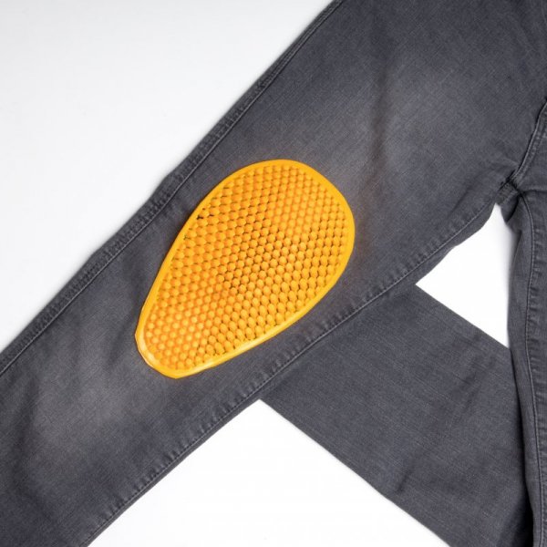 JEANSY MOTOCYKLOWE OZONE STRIKER REGULAR WASHED GREY 28/32