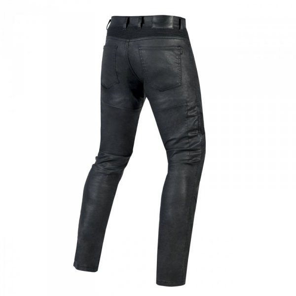 JEANSY MOTOCYKLOWE OZONE RUSTY WAXED BLACK 28/34