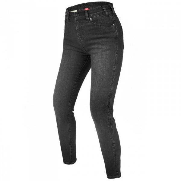 JEANSY MOTOCYKLOWE DAMSKIE REBELHORN CLASSIC 3 SLIM FIT WASHED BLACK 26/32 W26/32