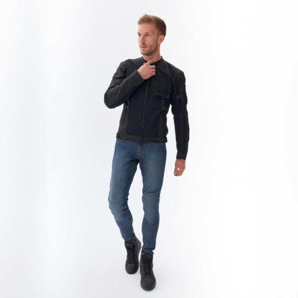 JEANSY MOTOCYKLOWE REBELHORN NOMAD TAPERED FIT WASHED BLUE 28/32