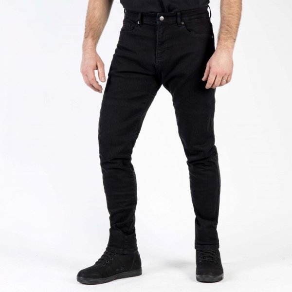 JEANSY MOTOCYKLOWE OZONE STRIKER SLIM FIT BLACK 28/32