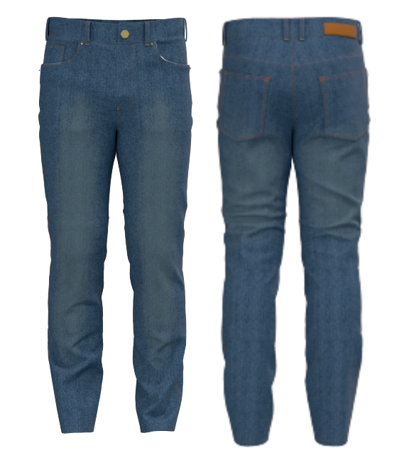 JEANSY MOTOCYKLOWE REBELHORN CLASSIC 3 SKINNY WASHED BLUE 28/34