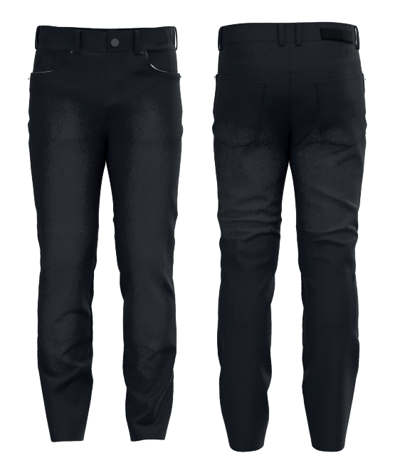 JEANSY MOTOCYKLOWE REBELHORN CLASSIC 3 SLIM FIT WASHED BLACK 42/32