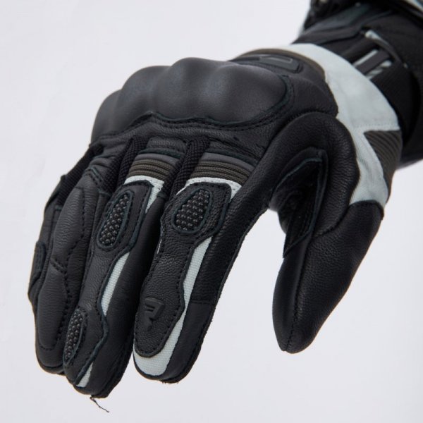 RĘKAWICE MOTOCYKLOWE REBELHORN RANGE BLACK LIGHT GREY XXL