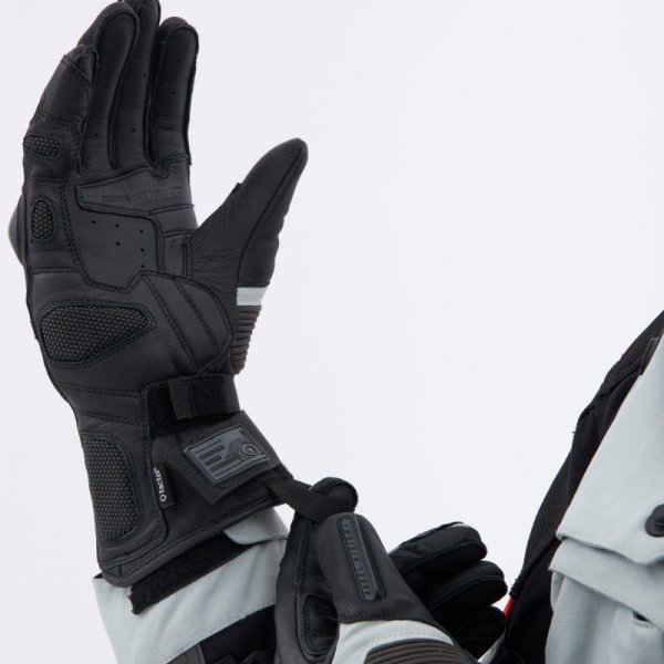 RĘKAWICE MOTOCYKLOWE REBELHORN RANGE BLACK LIGHT GREY 3XL