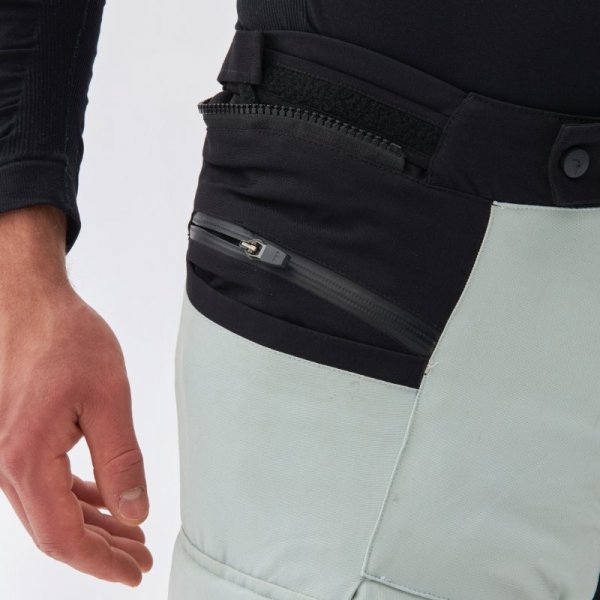 SPODNIE MOTOCYKLOWE TEKSTYLNE REBELHORN RANGE GREY BLACK RED M