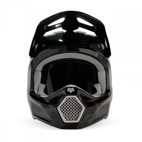 KASK MOTOCYKLOWY FOX V1 BNKR BLACK CAMO XXL