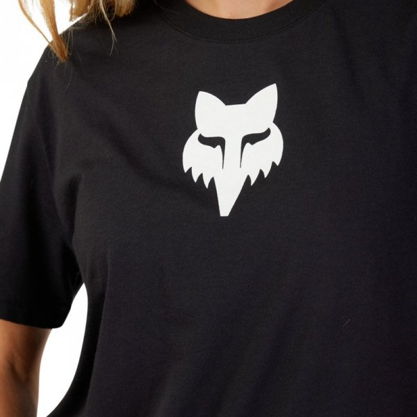 T-SHIRT DAMSKI FOX HEAD BLACK XS