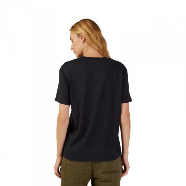 T-SHIRT DAMSKI FOX HEAD BLACK S