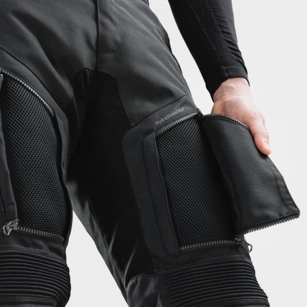 SPODNIE MOTOCYKLOWE TEKSTYLNE REBELHORN CUBBY 5 BLACK (DŁUGA NOGAWKA) L-M