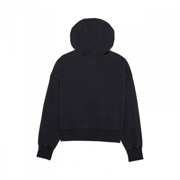 BLUZA Z KAPTUREM DAMSKA FOX WORDMARK OVERSIZED BLACK M