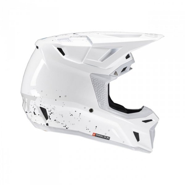 KASK MOTOCYKLOWY Z GOGLAMI LEATT KIT MOTO 8.5 WHITE M