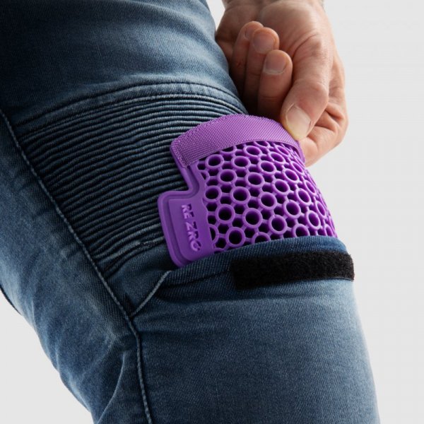 JEANSY MOTOCYKLOWE REBELHORN REVOLT WASHED BLUE MONOLAYER 34/32