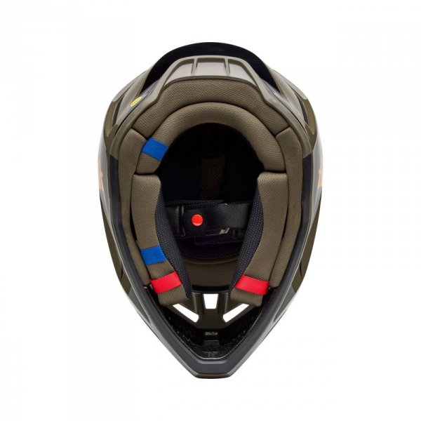 KASK MOTOCYKLOWY FOX V3 FADE BROWN BLACK L