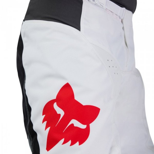 SPODNIE MOTOCYKLOWE FOX 180 FLOW WHITE RED 30