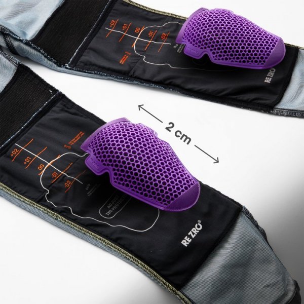 JEANSY MOTOCYKLOWE REBELHORN REVOLT WASHED BLUE MONOLAYER 36/34