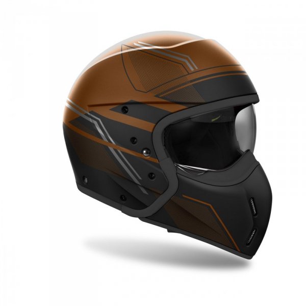KASK MOTOCYKLOWY AIROH J110 SLIM BRONZE MATT S