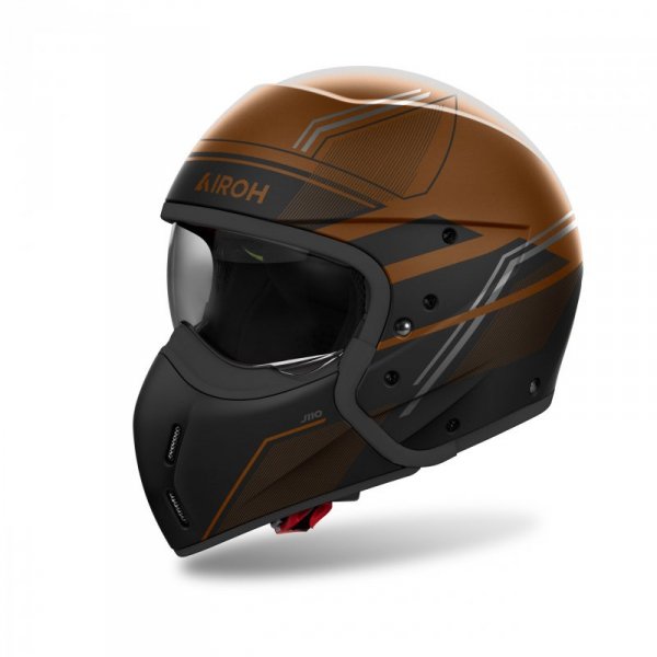 KASK MOTOCYKLOWY AIROH J110 SLIM BRONZE MATT XS