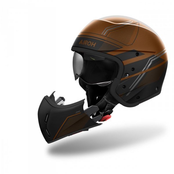 KASK MOTOCYKLOWY AIROH J110 SLIM BRONZE MATT XS