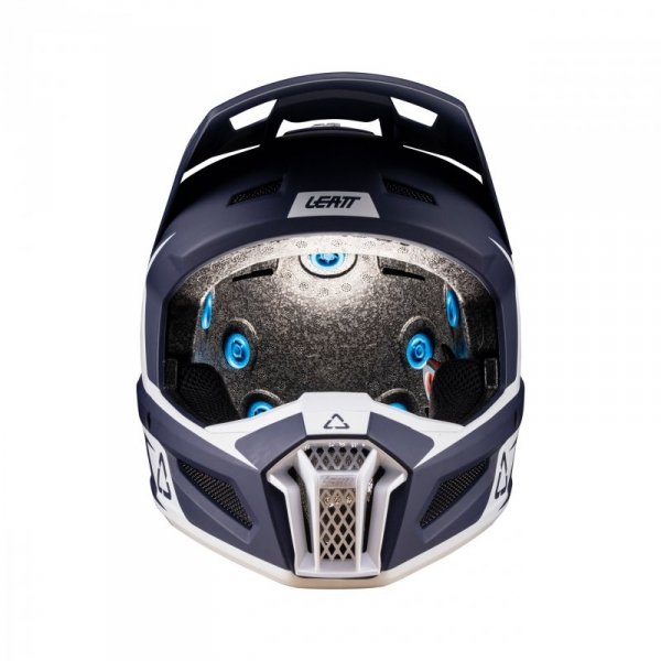 KASK MOTOCYKLOWY Z GOGLAMI LEATT KIT MOTO 3.5 BLUE S