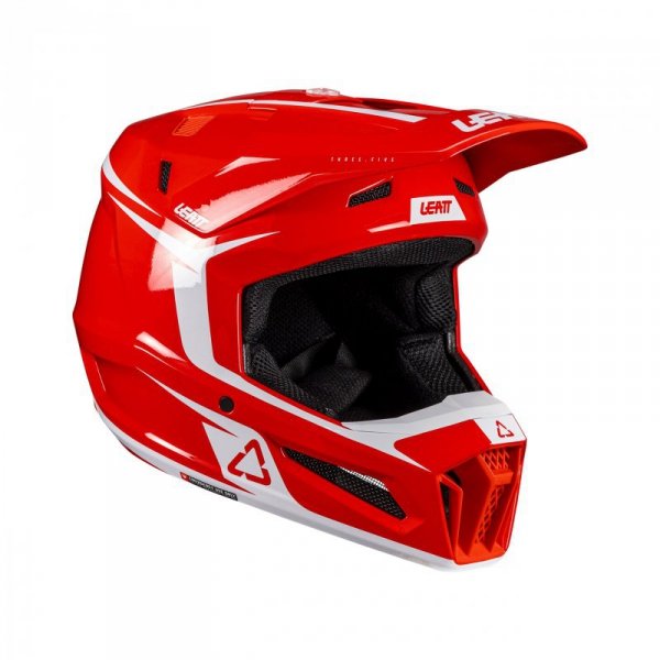 KASK MOTOCYKLOWY Z GOGLAMI LEATT KIT MOTO 3.5 RED XL