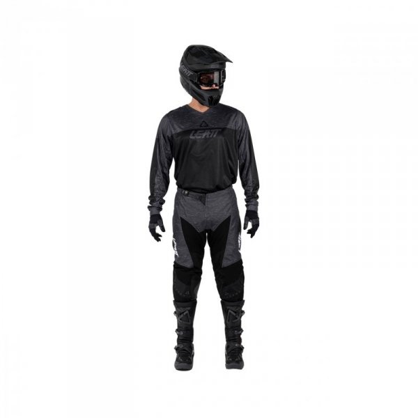 STRÓJ OFFROADOWY BLUZA I SPODNIE LEATT RIDE KIT MOTO 3.5 STEALTH BLACK GREY XS
