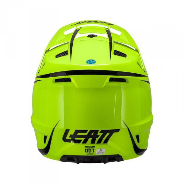 KASK MOTOCYKLOWY Z GOGLAMI JUNIOR LEATT KIT MOTO 3.5 NEON YELLOW M