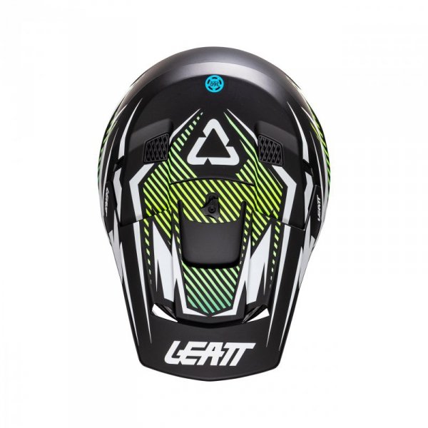 KASK MOTOCYKLOWY Z GOGLAMI JUNIOR LEATT KIT MOTO 3.5 STORM TEAL M