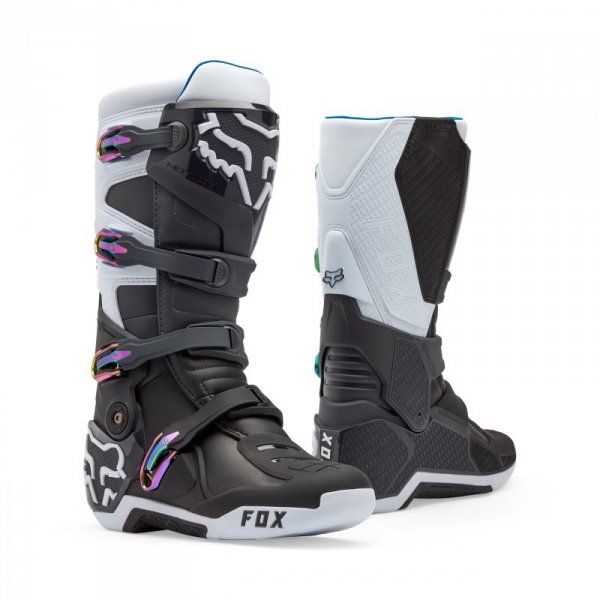 BUTY MOTOCYKLOWE FOX MOTION BLACK GREY WHITE 9