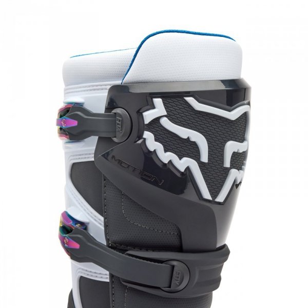BUTY MOTOCYKLOWE FOX MOTION BLACK GREY WHITE 9
