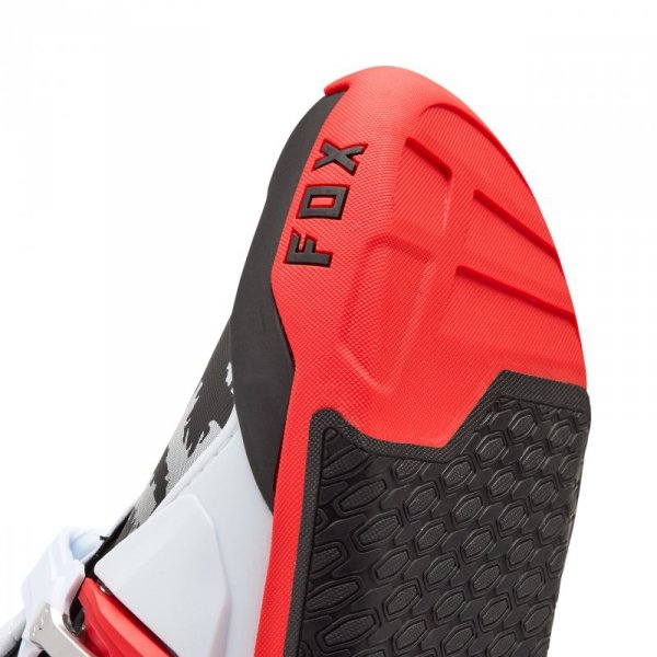 BUTY MOTOCYKLOWE FOX MOTION WHITE FLUO RED 10