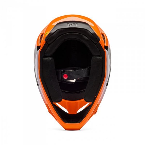 KASK MOTOCYKLOWY FOX V1 SHIELD FLUO ORANGE XXL
